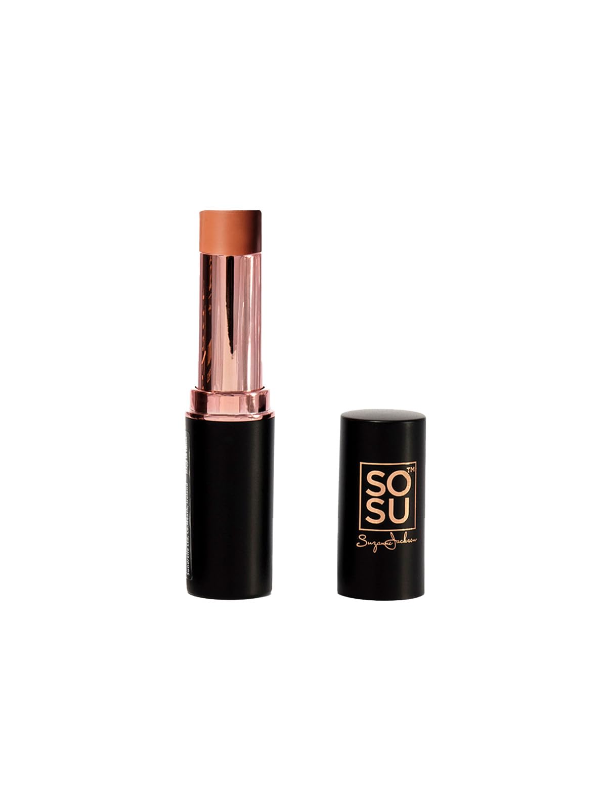 SOSU Cosmetics Contour On The Go Cream Stick – Dark Shade | Highly Pigmented, Blendable & Buildable Formula | Enriched with Vitamin E for Smooth Application | Ideal for Contouring & Defining