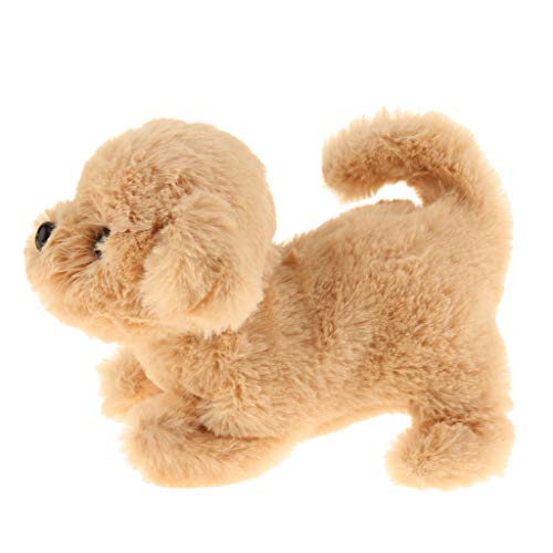 Magideal Jouet Electronique Interactif Intelligent En Peluche Pour Chiot Et Animal Domestique Jouet Pour Bebe Balades Et Aboiements Queue De Saut Golden Retriever Circulaire En Ligne