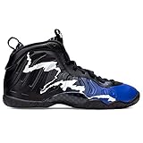 Nike Little Posite ONE (GS) Boys 644791-013 (Black/Game Royal-WHI), Size 6