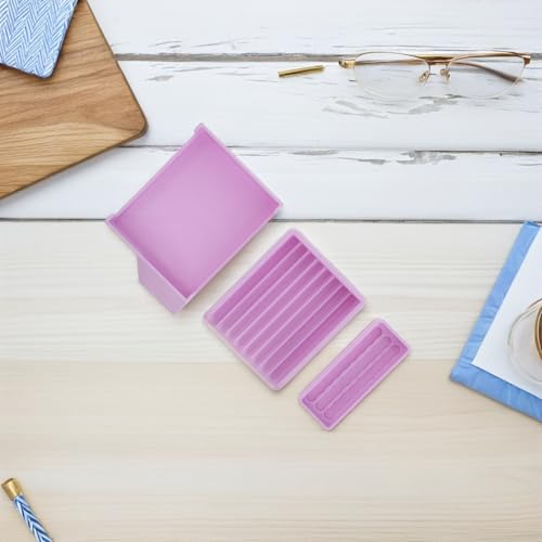 Organizador de manualidades compacto Veemoon con pala para recoger cuentas sin esfuerzo 6
