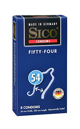 SICO SIZE 54, 8 préservatifs Pack Cover