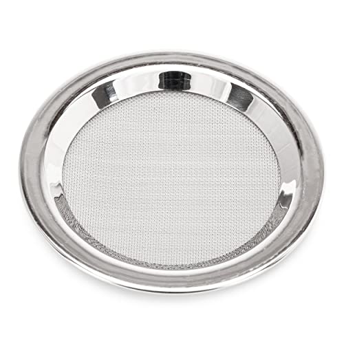 NKlaus 2X Räuchersieb Edelstahl 9cm Räucherzubehör Weihrauch Räucherwerk Plättchen 2716