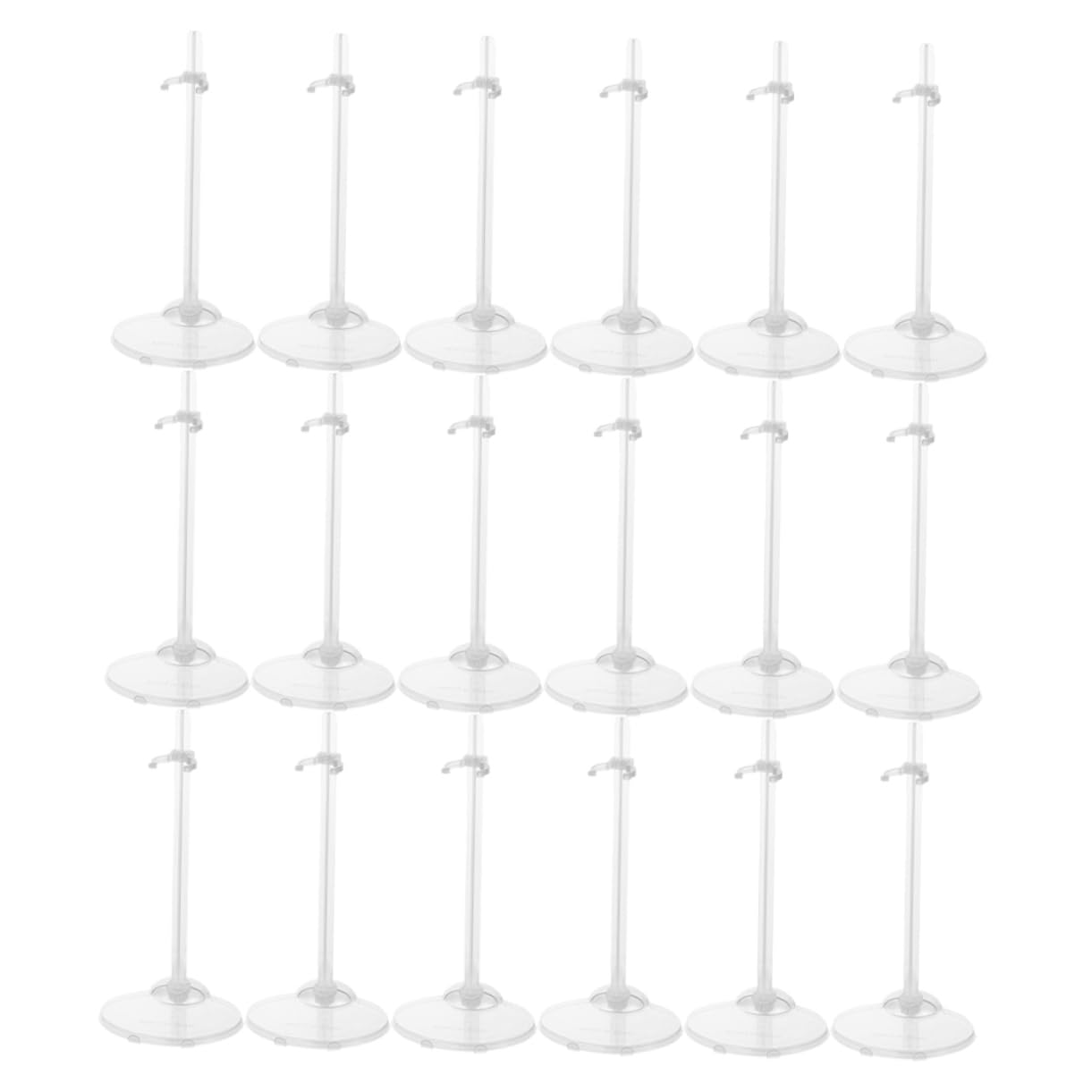 BESPORTBLE Chic Attractive Doll Display Racks 18pcs Doll Accessories Set for Dolls Dolls Stable Base Boys and Girls' Room Dec