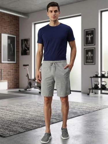 Image of Lux Cozi Men's Cotton Regular Fit Solid Shorts with Side Pockets | Shorts for Men | Pack of 1