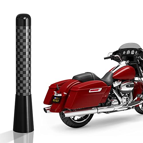 Motorcycle Antenna 2-Pack Short S For Harley Davidson 1989-2022 Street &amp; Road Models Harley Touring Glide Antenna