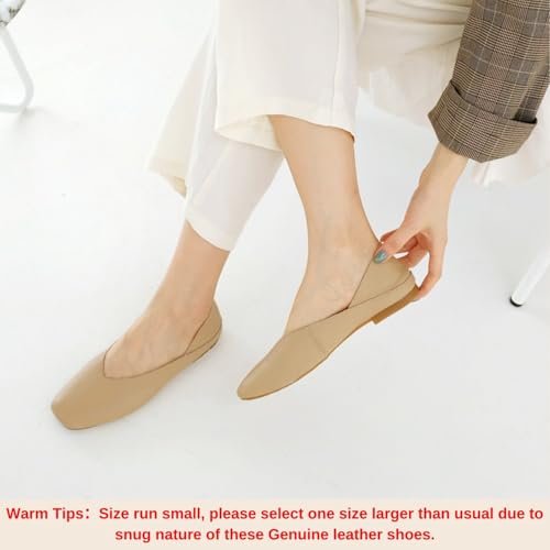 WONDERWAY Womens Foldable Ballet Flats, Comfortable Flat Breathable Ballet Shoes2