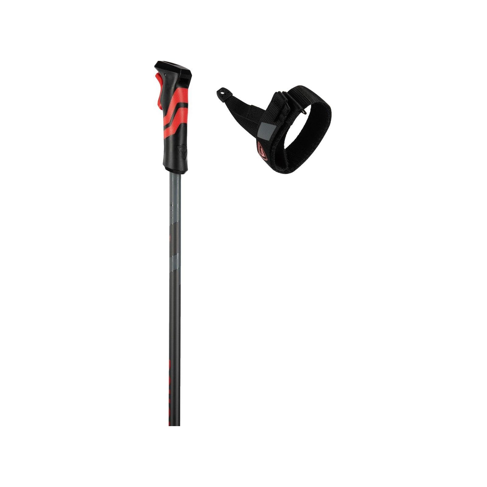 Rossignol – Bastones de esquí tácticos Carbon Clip Red – Hombre – Talla 125 – Rojo