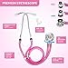 Scian 13 Pcs Stethoscope Case Kits, Supplies Inclued, Perfect Nurse Gift Stethoscope Holder for Nurse Medical Student, Pink Portable First Aid Kit Bag with Medical Scissor, Nurse Accessories for Work
