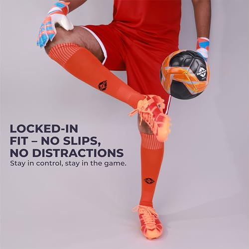 Image of Nivia Plain Encounter Football Stockings for Men & Women, Knee Length, Football Socks, Sports Socks