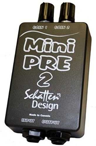 Schatten Mini Pre 2 Dual Channel Belt-clip Guitar/Instrument Preamp for Mic/Pickup