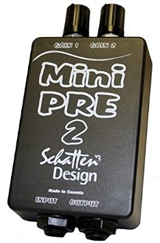 Schatten Mini Pre 2 Dual Channel Belt-clip Guitar/Instrument Preamp for Mic/Pickup