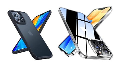 TORRAS Compatible for iPhone 13 Pro Max Case 6.7 inch, Shockproof and Crystal Clear Phone Cover Case