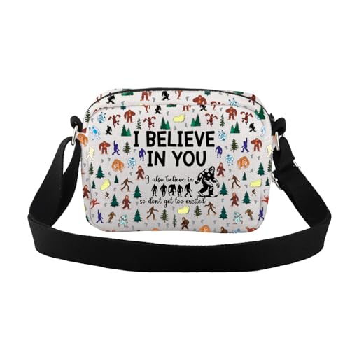 CMNIM Sasquatch Gifts Sasquatch Small Crossbody Bag Sasquatch Forest Gifts for Sasquatch Lovers Crossbody Purse Cryptid Gifts4