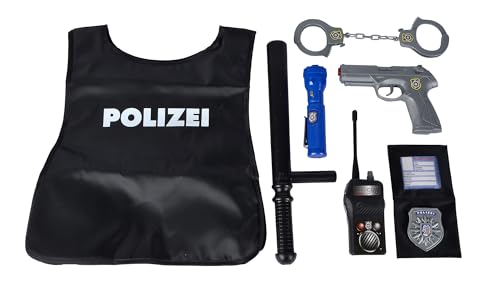 Simba 8102665 - Polizei Einsatzkommando Set, Schwarz, 48 x 36 x 5 cm