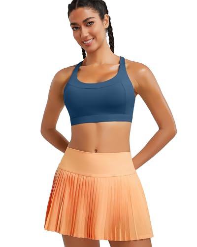 Image of RUNNING GIRL Sports Bra for Women, Molded Cup High Impact Sports Bras for Women with Sewn in Pads