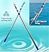 ENWINDXS 10 Ft 13 16' 20 23 26 Foot Rust-Resistant Lightweight Decoy Retriever Rod, Telescopic Aluminum Pole Boat Hook for Reaching High Areas, for Mooring/Docking/Hanging(5M/16.4FT)