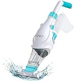 AIPER Cordless Pool Vacuum, Handheld Rechargeable Swimming Pool Cleaner, 60 Mins Running Time, Deep Cleaning & Strong Suction Ideal for Above & In-ground Pools, Hot Tubs, Spas-Pilot H1