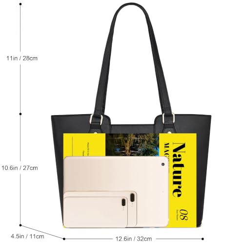 Image of CHICAROUSAL Tote Handbags Purses for Women PU Leather Womens Shoulder Bag | Large Tote Bag for Women, Shoulder Purse, Vegan Leather Purses for Women, Women's Handbags