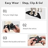 Joytale Hundegeschirr, Reflektierend Weich Gepolstert Hunde Geschirr, Air-Mesh Atmungsaktiv Brustgeschirr für Mittelgroße Hunde, XL, Schwarz