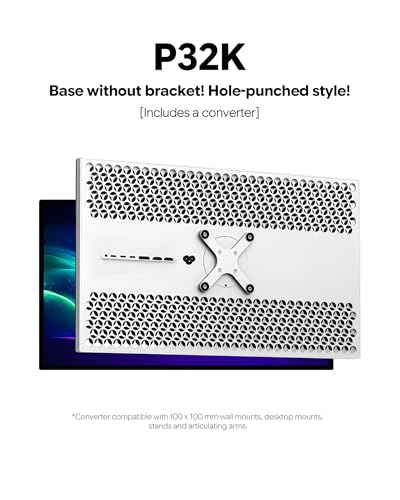 Image of P32K 32'' UHD (3840 x 2160) 4K 144Hz Glossy Monitor, IPS Panel, 10-Bit Color, 99% sRGB, 96% DCI-P3, 139PPI, HDR, Low Blue Light, Eye Care (Honeycomb - Without Stand)