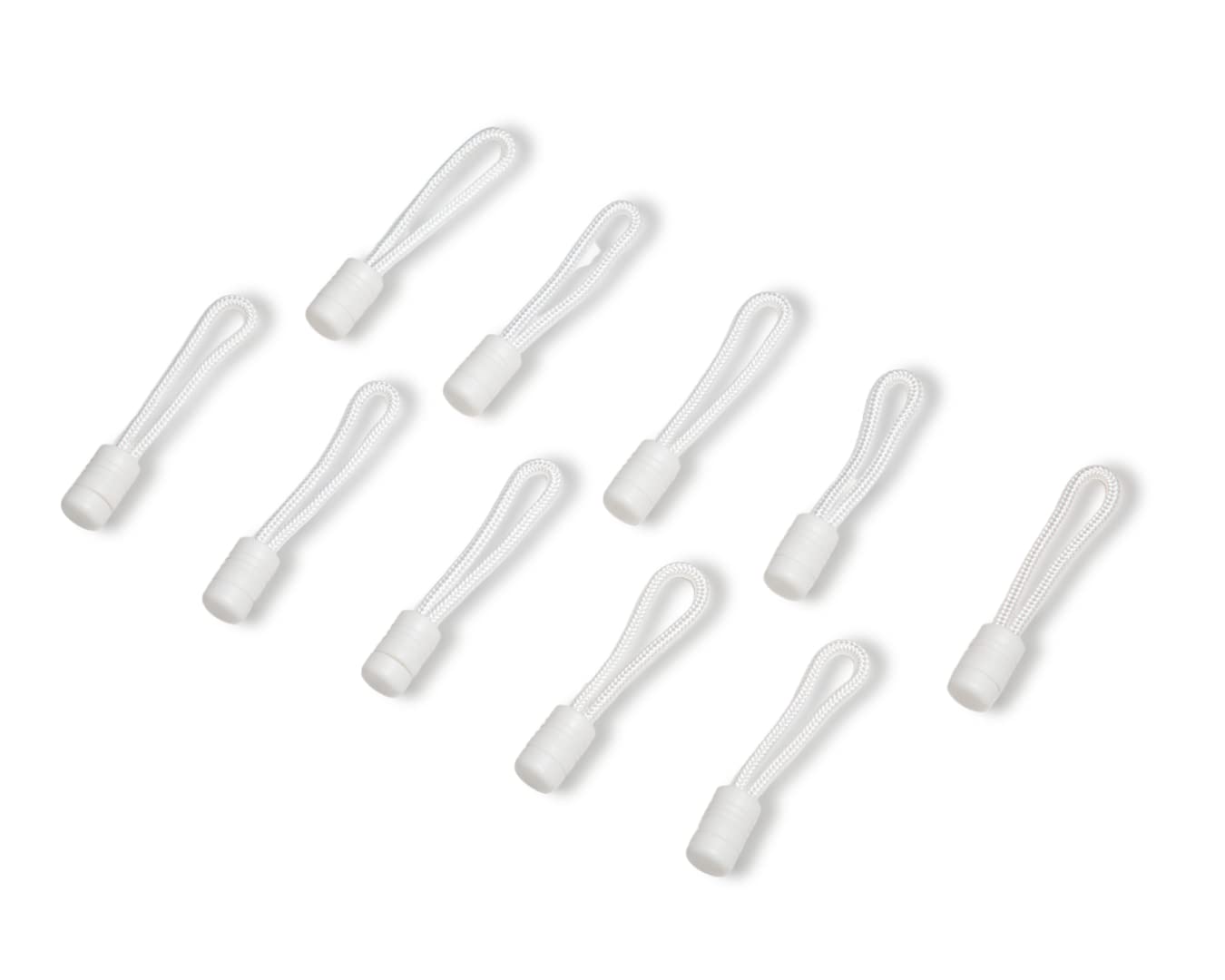 Stayput White Pull Cords - 10 Pack, Used with Shock Cords & Zippers for Canvas Sold Separately