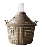 Bonbonne en verre 25 L avec corbeille en plastique - Pour le stockage et la fermentation