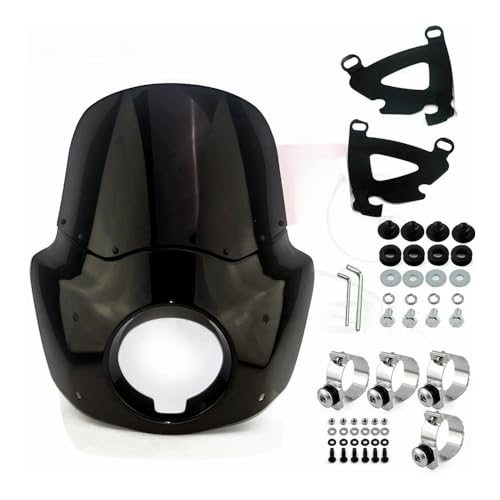 Carénage de phare de moto 5-3/4 pouces avec fixation gâchette 49mm