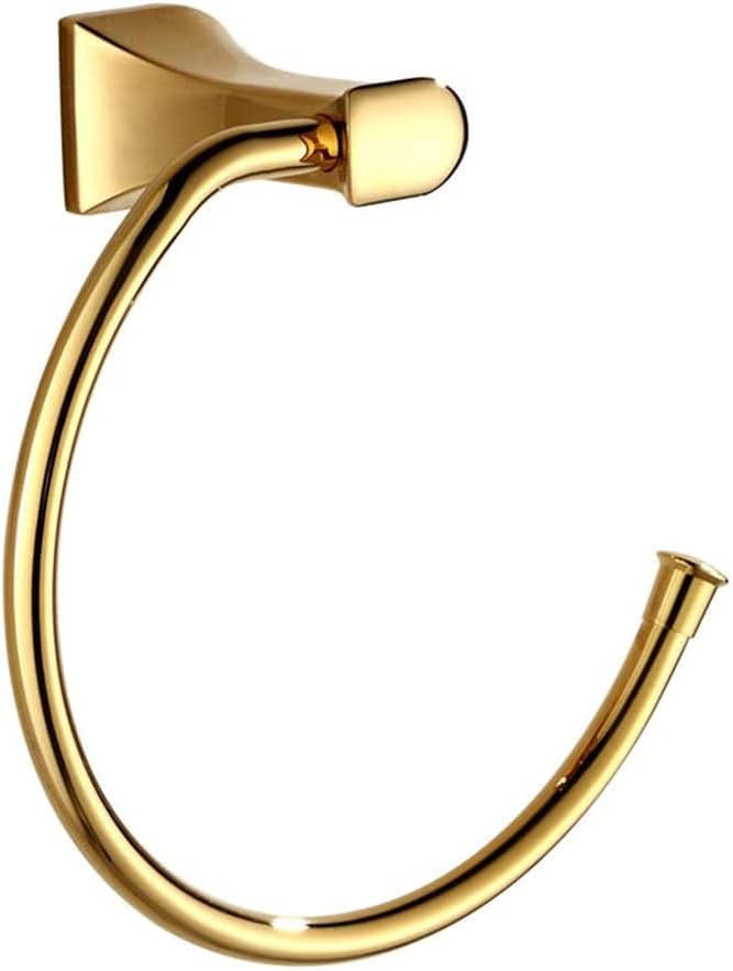 European Style Retro Copper Towel Ring Towel Rack Suitable for Bathroom Kitchen Bathroom Bedroom Bathroom Hardware Household Bathroom Products