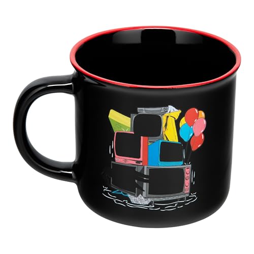 Paladone Pennywise - Taza de café de cerámica con cambio de calor, 350 ml, con...