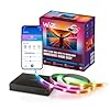 WiZ HDMI Sync Box with TV Backlight – Syncs Light to Your Movies, Games and Music - HDMI 2.0 – Supports 4K at 60Hz - RGBIC LED Strip for 55-65 Inch TVs - App/Voice Control, Works with Google and Alexa