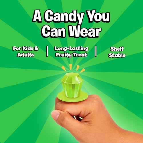 Image of Ring Pop Individually Wrapped Green Watermelon 30 Count Bulk Lollipop Pack - Watermelon Flavored Lollipop Suckers - Fun Candy Bulk For Party Favors, Color-themed parties, & Bachelorette Parties