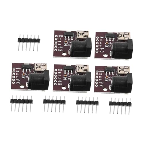 DIYEAH 5 Piezas Módulo de Carga USB de Alimentación Profesional Módulo de Digital Instalación y Uso Compatible con Dispositivos Múltiples