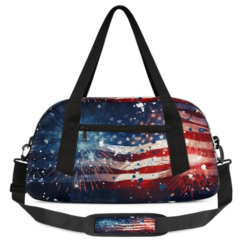 Bolsa de lona para niños, niñas, adolescentes, deportes, gimnasio, fin de semana, viajes, gimnasia, baile, ballet, multicolor