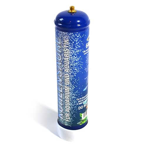 CO2 Einwegflaschen 640g CO2 Kohlendioxid mit M10x1 Gewinde passend für JBL Druckminderer Aquaristik Aquarium
