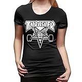 Thrasher Sudadera con capucha Skate Magazine Sucka Free By NeckFace, Negro -, Medium