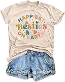 Breast Cancer Shirts for Women: Breast Cancer Awareness Shirt Pink Ribbon Graph Fight Cancer Tee Top