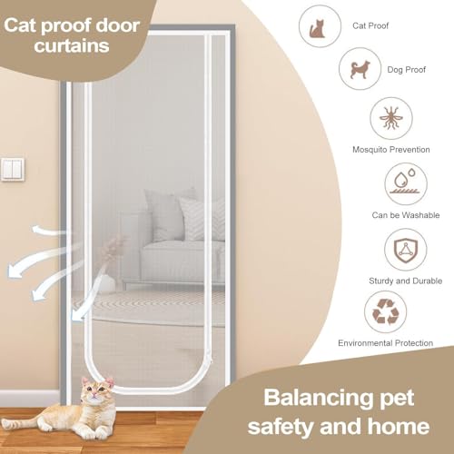 Puerta para gatos interior ideal para ventilar la cocina y el dormitorio 3