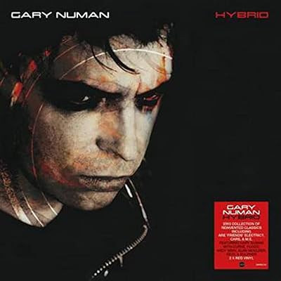 Portada del vinilo Hybrid de Gary Numan (vinilo rojo)