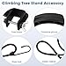 QCG Climbing Tree Stand Accessories, Rapid Climb Stirrups with Elastic Rope, Adjustable Treestand Accessories for 1'' Square Tube Bracket Outdoor Hunting Standing Safety