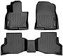 SMARTLINER Custom Fit 2 Row Floor Mats Compatible with Mazda 2016-2021 Mazda CX-9 w/ 2nd Row Bench Seat