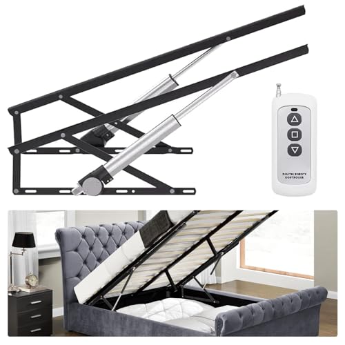 Mecanismo eléctrico de elevación de cama con control remoto, kit de elevación de almacenamiento resistente para marcos de cama y bases de sofá