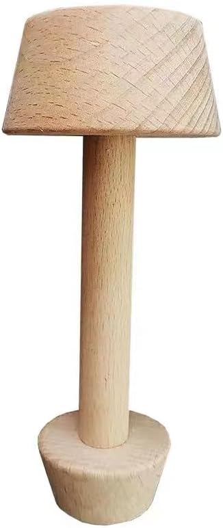 Lifang 2 Pieces of Wooden Color Wooden Mold Egg Tart Mashing DIY Cake Pastry Tool, Suitable for Mini Muffin Cheesecake,Dessert,Kitchen Baking Wooden Tart Tool