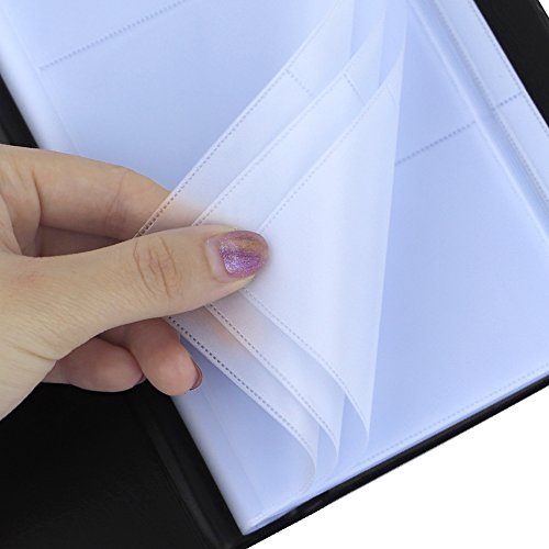 Organizador de cartões de visita da JPSOR, pasta de cartão de visita, 340 cartões, pasta de cartão d