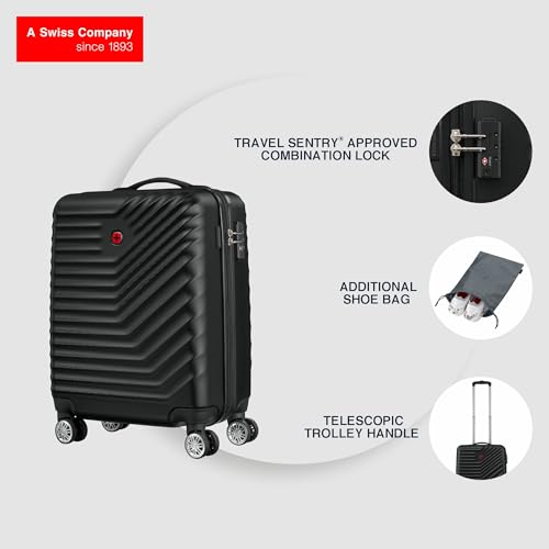 Image of WENGER, Trayn Plus, Carry-On Hardside Suitcase, Swiss Designed