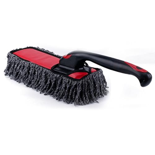 Szczotka do czyszczenia samochodu Mop do mycia samochodu obrotowa szczotka do mycia samochodu szczotka do czyszczenia wosku szczotka do mycia mopa narzędzie do czyszczenia (kolor: czerwony, rozmiar