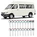 Dyocoag AIR CONDITIONING HOSE BARB FITTING STRAIGHT HIGH STRENGTH FOR CARS TRUCKS (1/2in)
