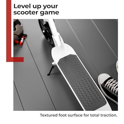 Image of Lifelong Kick Scooter | Scooter for Kids 6-12 Boys & Girls | Foldable Adjustable Height Kick Scooter | 100 Kg Capacity | Big Wheels | Rear Brake | Outdoor Ride Gift for Kids (Black & White)