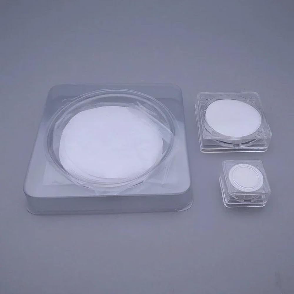 Sprzęt laboratoryjny i wyposażenie 50 sztuk/pudełko, hydrofobowa mikroporowata membrana PTFE do laboratoriów, 13 mm – 100 mm, wentylowana membrana filtrująca (standard: 0,22 μm) (70 mm)