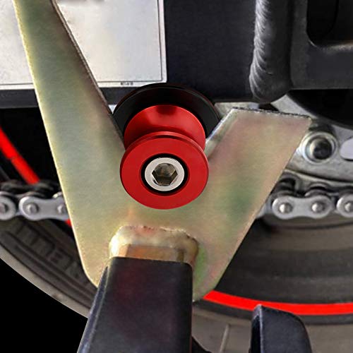 Red 8Mm Motorcycle Swing Arm Sliders Spools Cnc Swingarm Arm Stand Screw For Cbr 150 Cbr100F Cbr1000Rr Cbr1100Xx Cbr 125 Cbr250 Cbr400Rr Cbr400F Cbr450Sr Cbr600Rr Cbr600F Cbr900Rr Cbr954Rr #TOP5