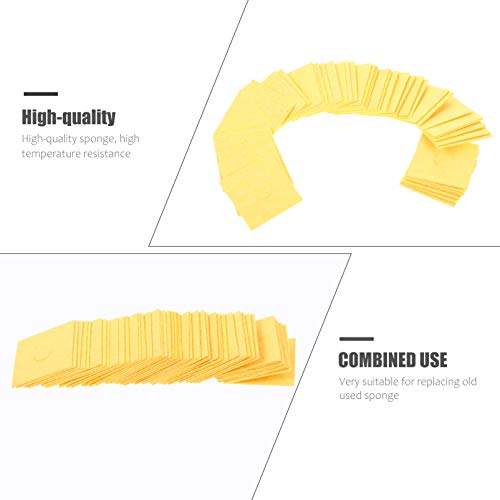 FAVOMOTO 50Pcs Solda Dica de Limpeza Esponja Esponja de Limpeza De Solda Ponta Do Ferro De Solda De
